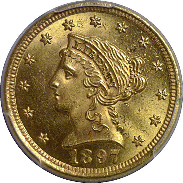 1897 $2 1/2 Liberty   PCGS MS-65+ - Image 2