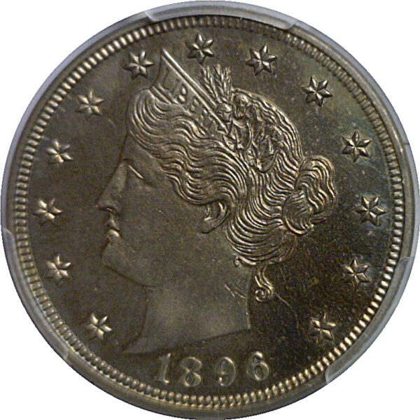 1896 Liberty Nickel   PCGS PR-64 - Image 2