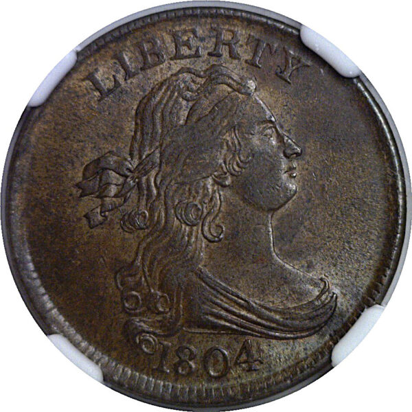 1804 Half Cent   NGC MS-62 BN - Image 2