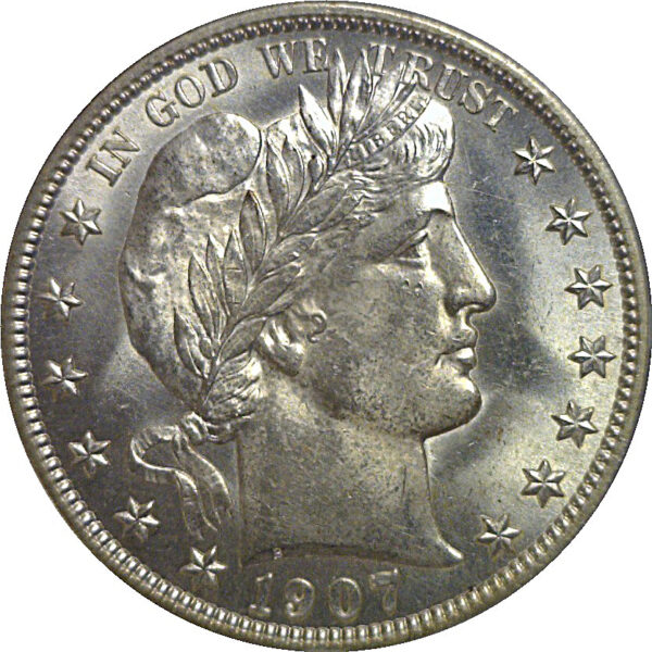 1907-D Barber Half Dollar   PCGS MS-64 - Image 2