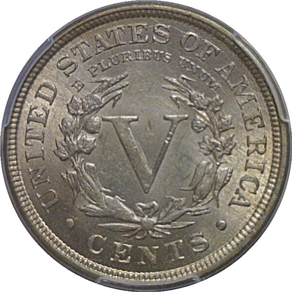 1890 Liberty Nickel   PCGS AU-58 - Image 3
