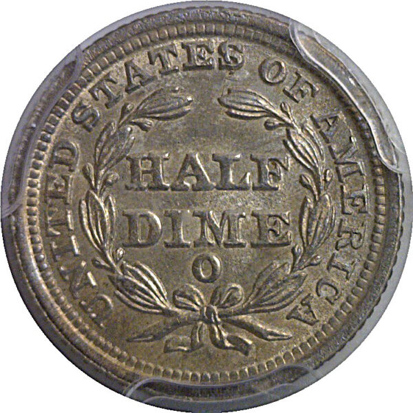 1853-O Arrows  Seated Liberty Half Dime   PCGS AU-58 - Image 3