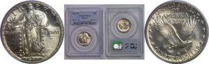 1917-D T-2  Standing Liberty Quarter   PCGS MS-64