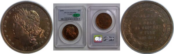 1878 Pattern Dollar  Judd-1562   PCGS PR-66 RB  CAC