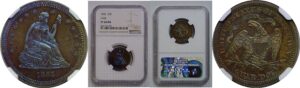 1865 Pattern Quarter  Judd-426   NGC PR-66 BN