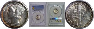 1931-D Mercury Dime   PCGS AU-58