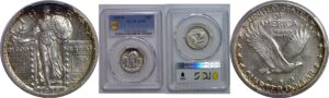 1919-D Standing Liberty Quarter   PCGS AU-55