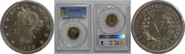 1896 Liberty Nickel   PCGS PR-64