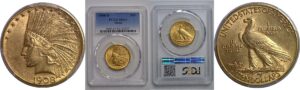 1908-D W/M  $10 Indian   PCGS MS-61