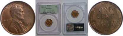1911-S  Lincoln Cent   PCGS MS-63 RB