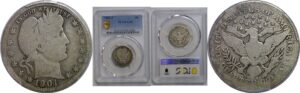 1901-S Barber Quarter   PCGS G-4