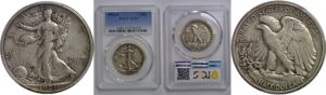 1921-S Walking Liberty Half Dollar   PCGS VF-35