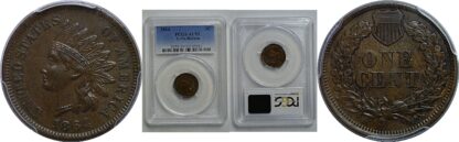 1864-L Indian Head Cent   PCGS AU-53