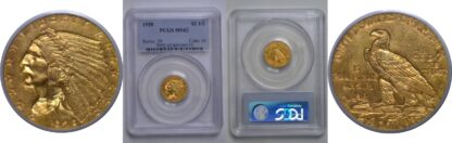 1928 $2 1/2 Indian   PCGS MS-62