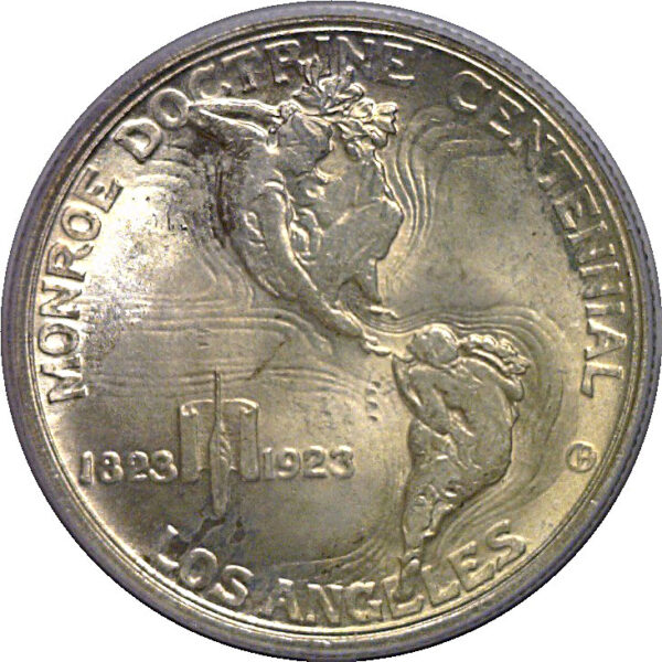 1923-S  Monroe Commemorative Half Dollar   PCGS MS-65 - Image 3