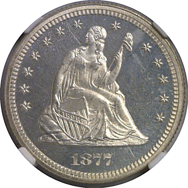 1877 Seated Liberty Quarter    NGC PF-66 CAMEO - Image 2