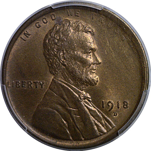 1918-D Lincoln Cent   PCGS MS-65 RB - Image 2