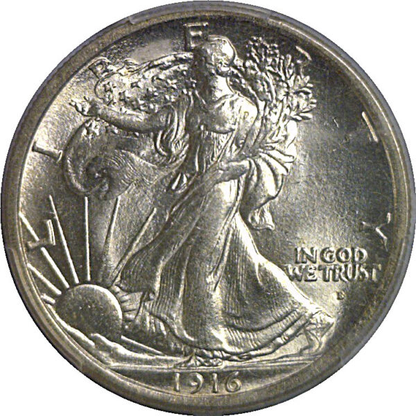 1916-D Walking Liberty Half Dollar   PCGS MS-64 - Image 2