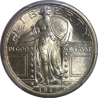 1917 T-1  Standing Liberty Quarter   PCGS MS-67 FH - Image 2
