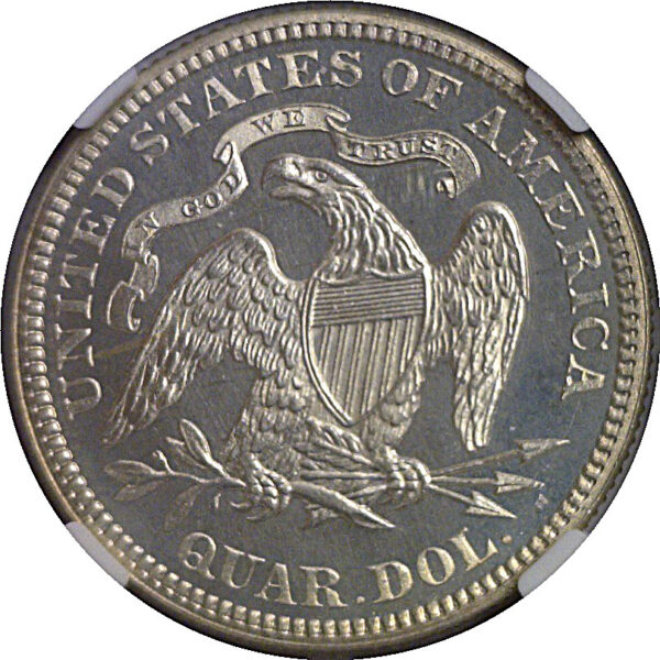1877 Seated Liberty Quarter    NGC PF-66 CAMEO - Image 3