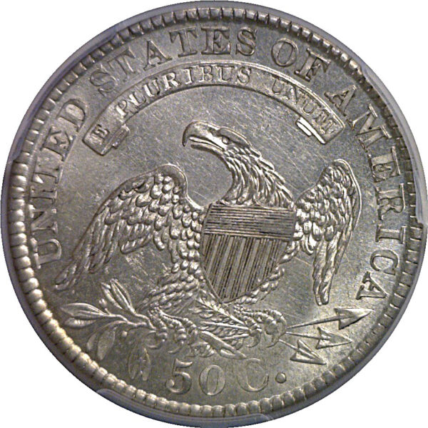 1829/7 Bust Half Dollar   PCGS MS-62 - Image 3