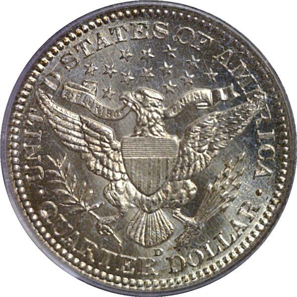 1916-D Barber Quarter   PCGS MS-65  CAC - Image 3