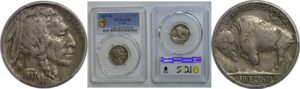 1937-D 3 Legs  Buffalo Nickel    PCGS XF-40