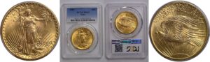 1907 $20 St. Gaudens   PCGS MS-65