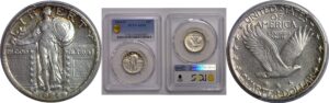 1924-D Standing Liberty Quarter   PCGS AU-55