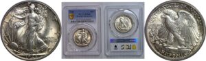 1946 Doubled Die Reverse  Walking Liberty Half Dollar   PCGS MS-65