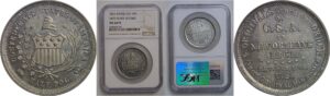 1861 Half Dollar - CSA Scott Restrike - NGC. MS-64. PL