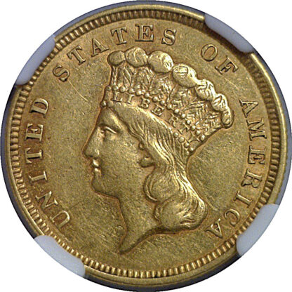 1856 $3 Princess   NGC XF-45 - Image 2