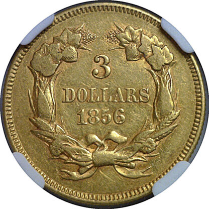 1856 $3 Princess   NGC XF-45 - Image 3