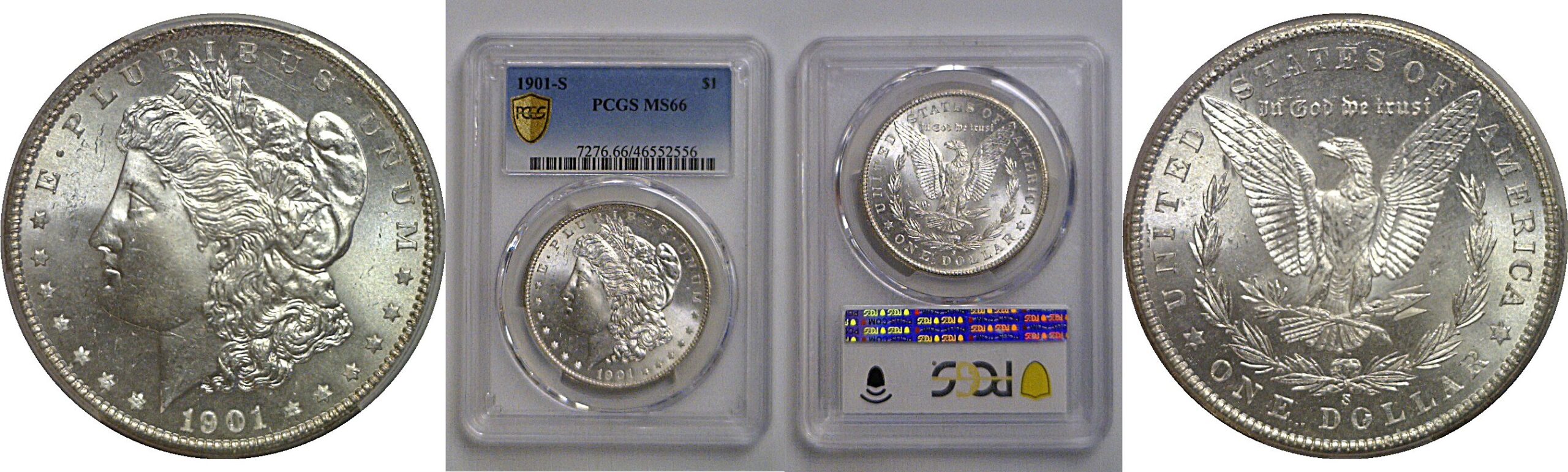 1901-S Morgan Dollar    PCGS MS-66