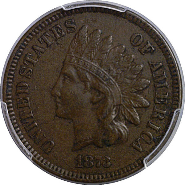 1873 Indian Head Cent   PCGS XF-45 - Image 2