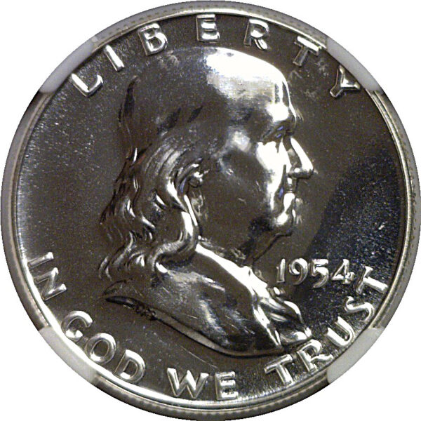 1954 Franklin Half Dollar   NGC PF-68 - Image 2
