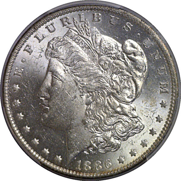 1886-O Morgan Dollar   PCGS MS-62 - Image 2
