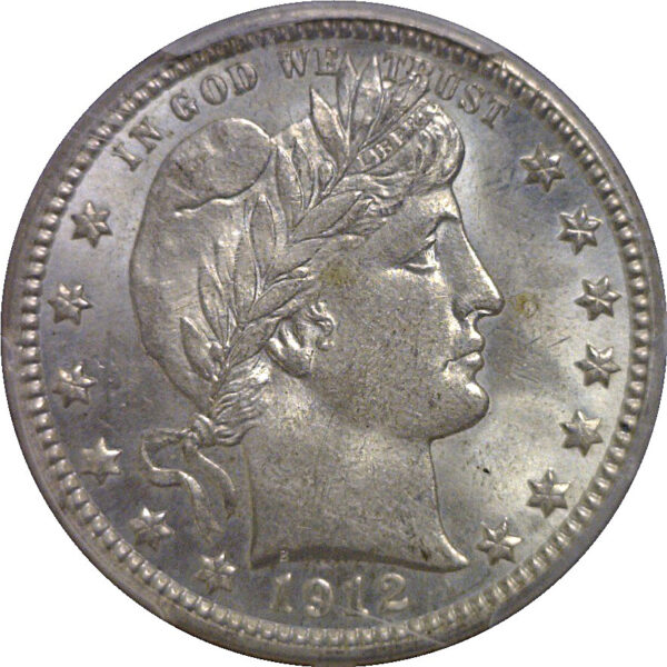 1912-S Barber Quarter   PCGS MS-62 - Image 2