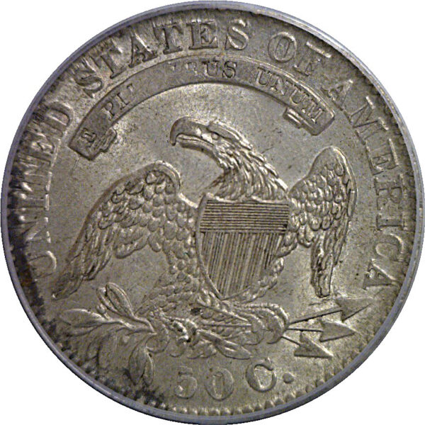 1833 Bust Half Dollar   PCGS AU-58  CAC - Image 3
