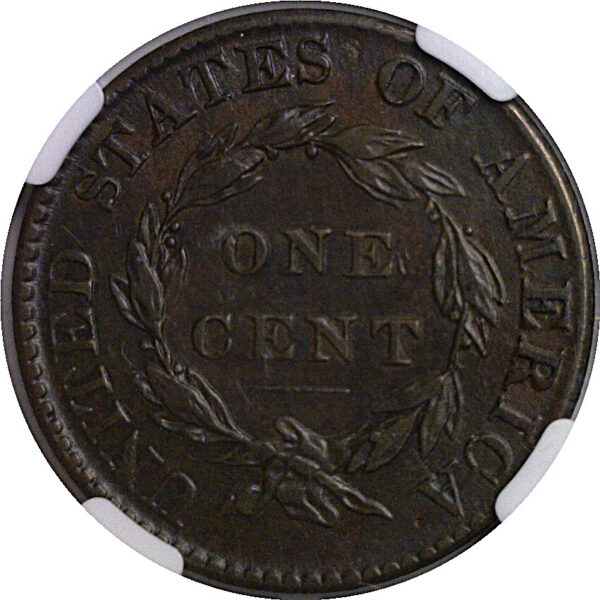 1824 Large Cent   NGC XF-45 - Image 3