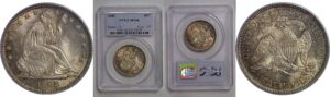 1885 Seated Liberty Half Dollar   PCGS MS-66