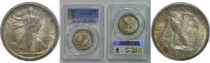 1918  Walking Liberty Half Dollar   PCGS AU-58