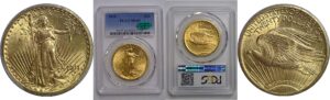 1911 $20 St. Gaudens   PCGS MS-63  CAC