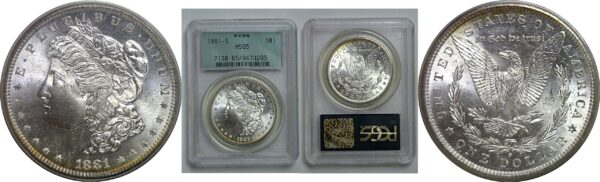 1881-S Morgan Dollar   PCGS MS-65