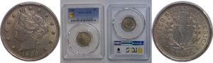1906 Liberty Nickel   PCGS AU-58