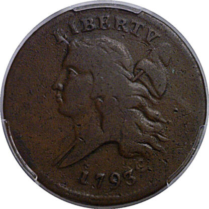 1793 Half Cent   PCGS F-12 - Image 2