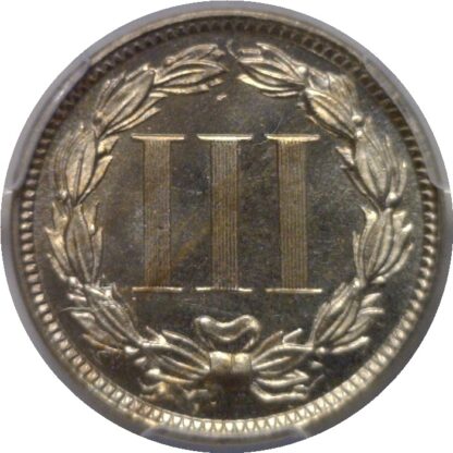1878 Nickel Three Cent   PCGS PR-66 CAM  CAC - Image 3