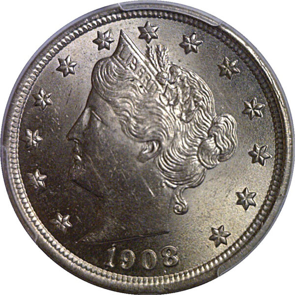 1908 Liberty Nickel   PCGS MS-63 - Image 2