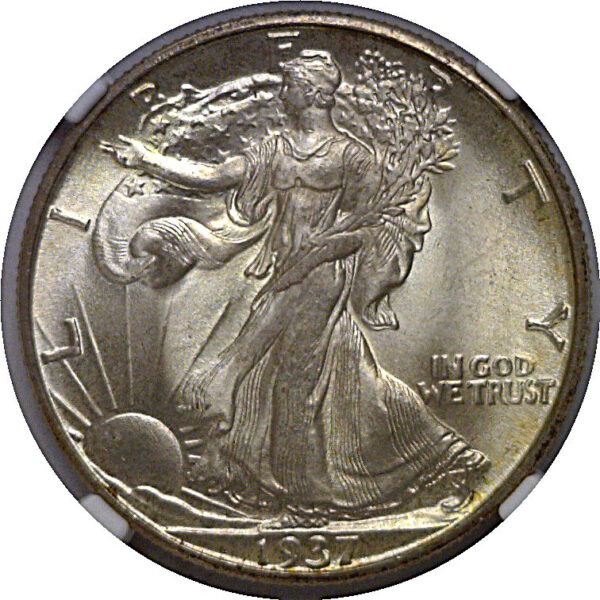 1937-D  Walking Liberty Half Dollar   NGC MS-67 - Image 2