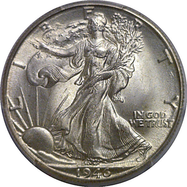 1946-D Walking Liberty Half Dollar   PCGS MS-65+ - Image 2